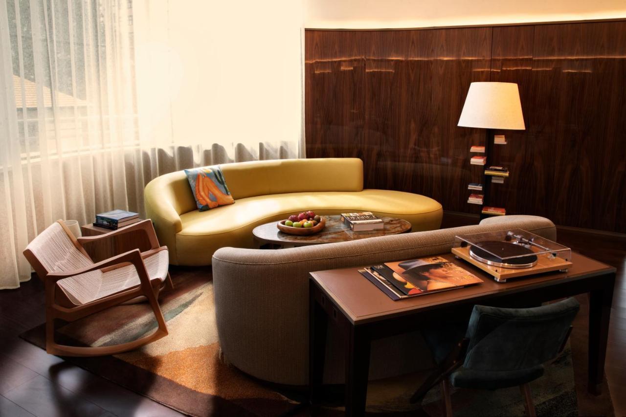 Rosewood Sao Paulo酒店 外观 照片 A living room at the Mandarin Oriental, New York