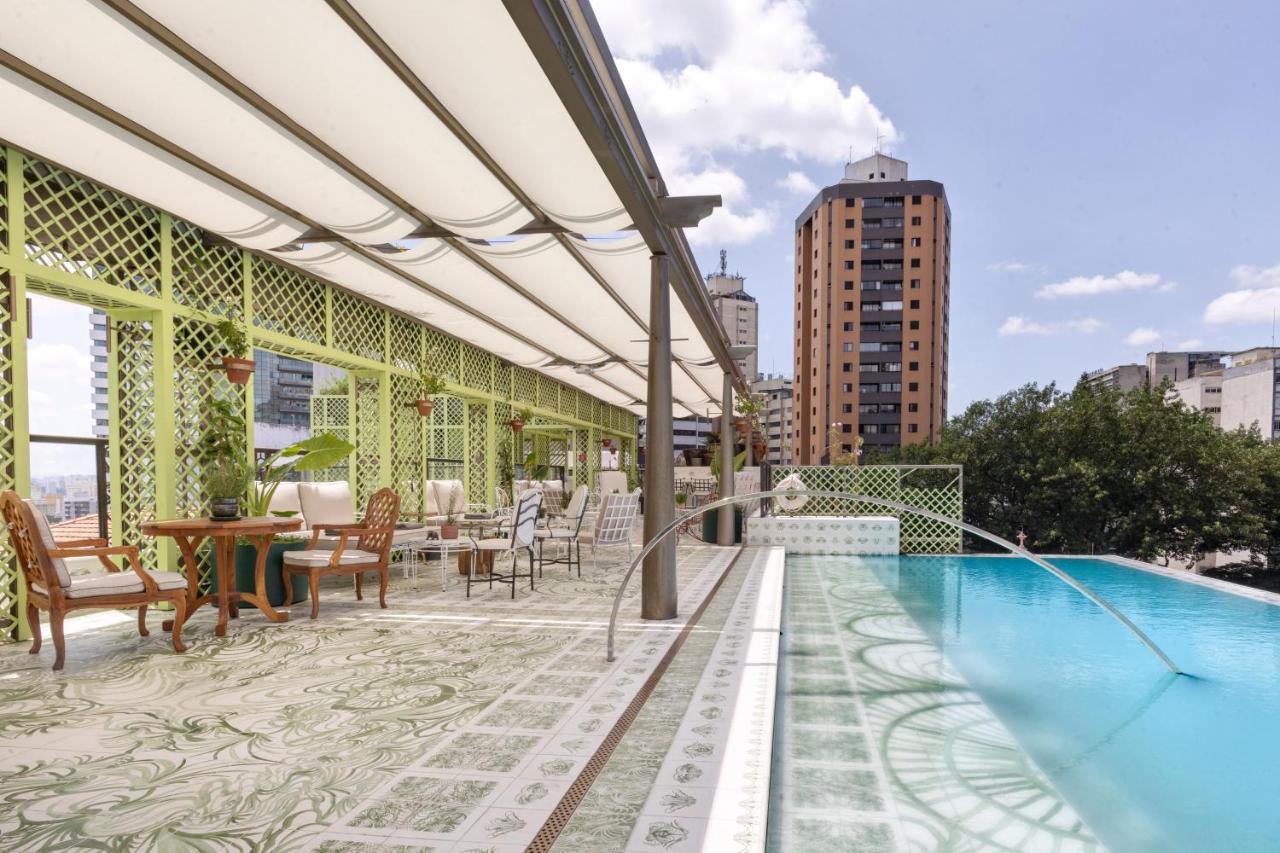 Rosewood Sao Paulo酒店 外观 照片 The rooftop pool at the hotel