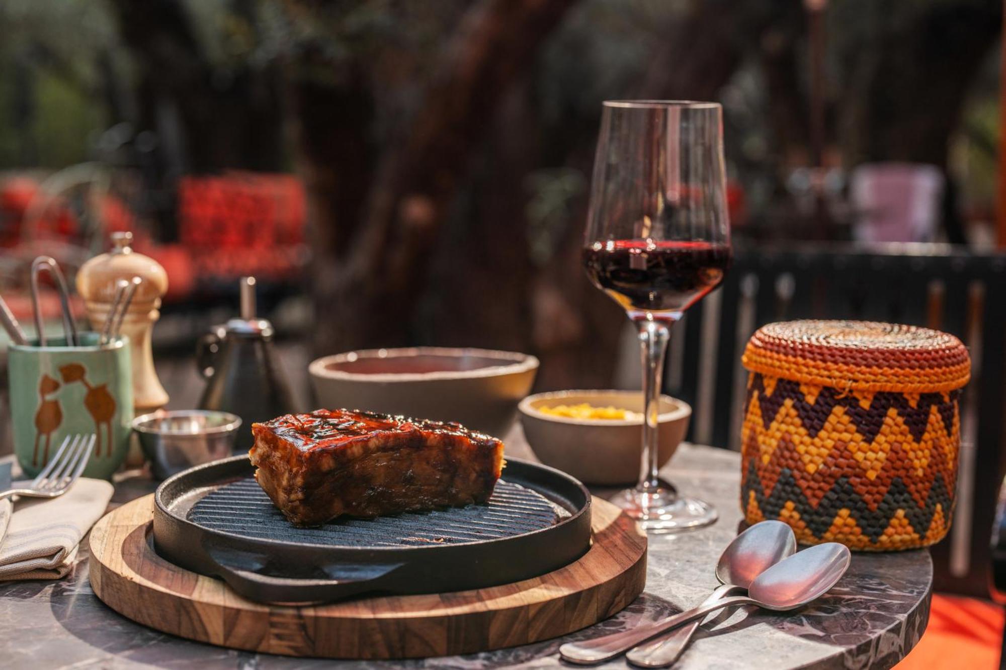 Rosewood Sao Paulo酒店 外观 照片 A steak at the restaurant